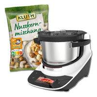 eine Cookit  und ein Beutel KLUTH Nusskernmischung