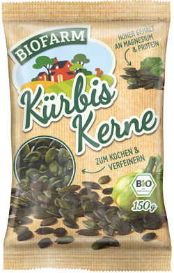 Biofarm Beutel Kürbiskerne