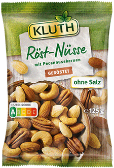 KLUTH Beutel Röstnüsse mit Pecannusskerne ohne Salz