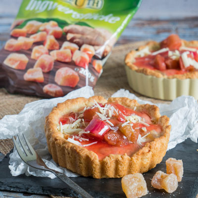 Bild Ingwer-Rhabarber-Tartelettes