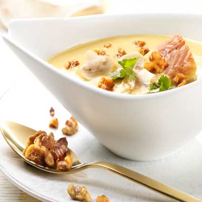 Kartoffel-Champignon-Suppe