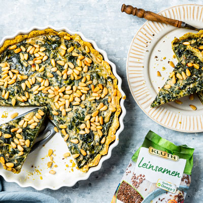 Bild Vegane Spinat-Quiche