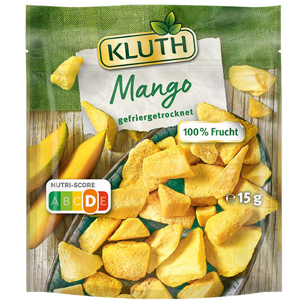 Tüte KLUTH Mango, gefriergetrocknet